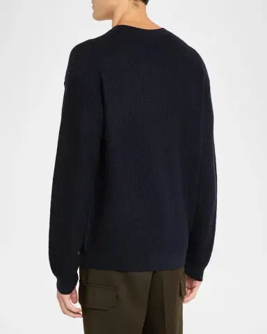 Frame Textured Wool Crewneck Sweater | Thumbnail 3