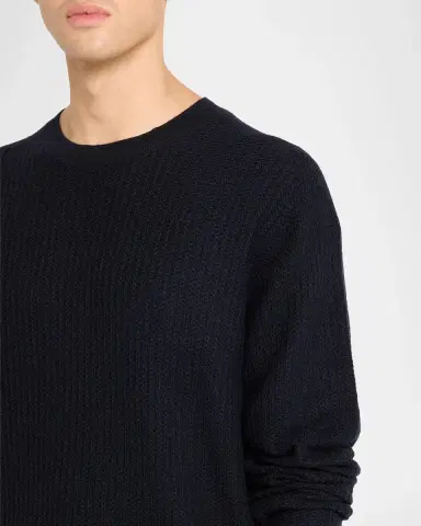 Frame Textured Wool Crewneck Sweater | Thumbnail 5