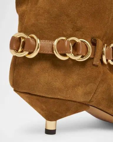 Isabel Marant Edrik Rings 45MM Suede Ankle Boots | Thumbnail 5 Isabel Marant Edrik Rings 45MM Suede Ankle Boots | Thumbnail 5