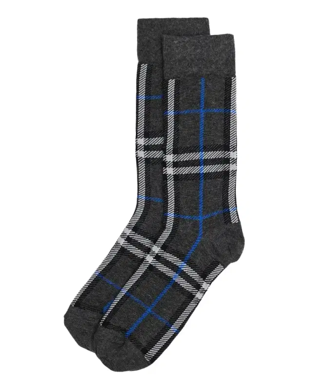 Burberry Men's Check Crew Socks