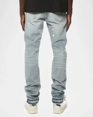 PURPLE Layered Distressed Jeans | Thumbnail 2 PURPLE Layered Distressed Jeans | Thumbnail 2
