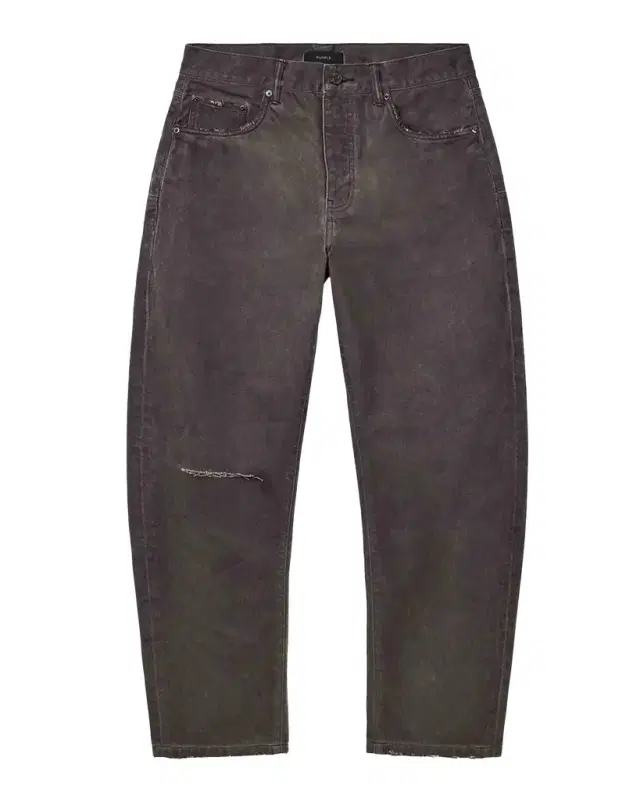PURPLE Overdye Destroyed Straight Jeans