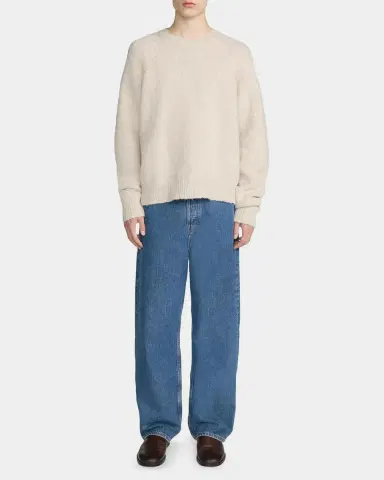 Frame Men's Alpaca-Blend Raglan Crewneck Sweater | Thumbnail 2 Frame Men's Alpaca-Blend Raglan Crewneck Sweater | Thumbnail 2