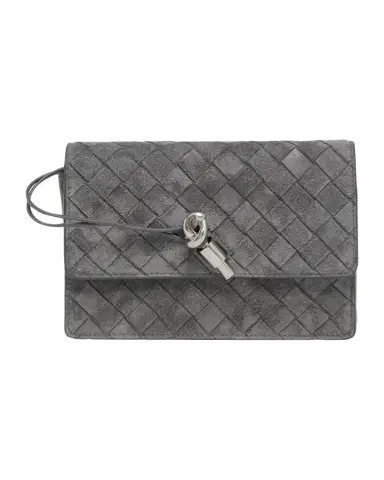Bottega Veneta Andiamo Suede Wallet-On-Chain | Thumbnail 1