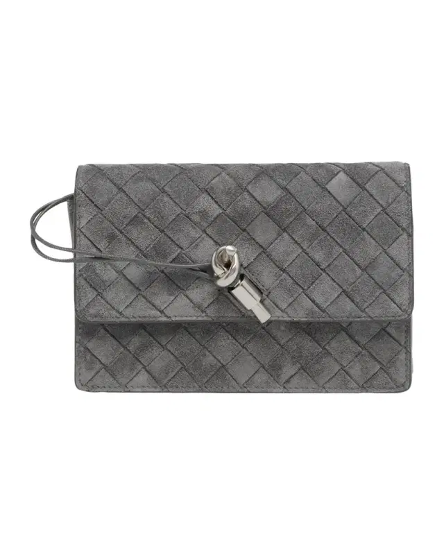 Bottega Veneta Andiamo Suede Wallet-On-Chain
