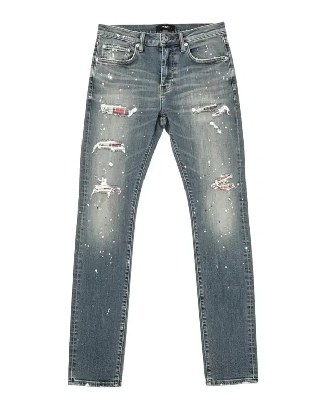 PURPLE Paint Repair Skinny Jeans