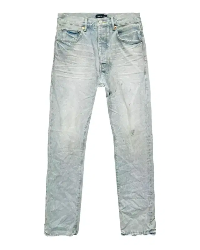 PURPLE Men's Hwt Texture Relaxed Straight-Leg Jeans