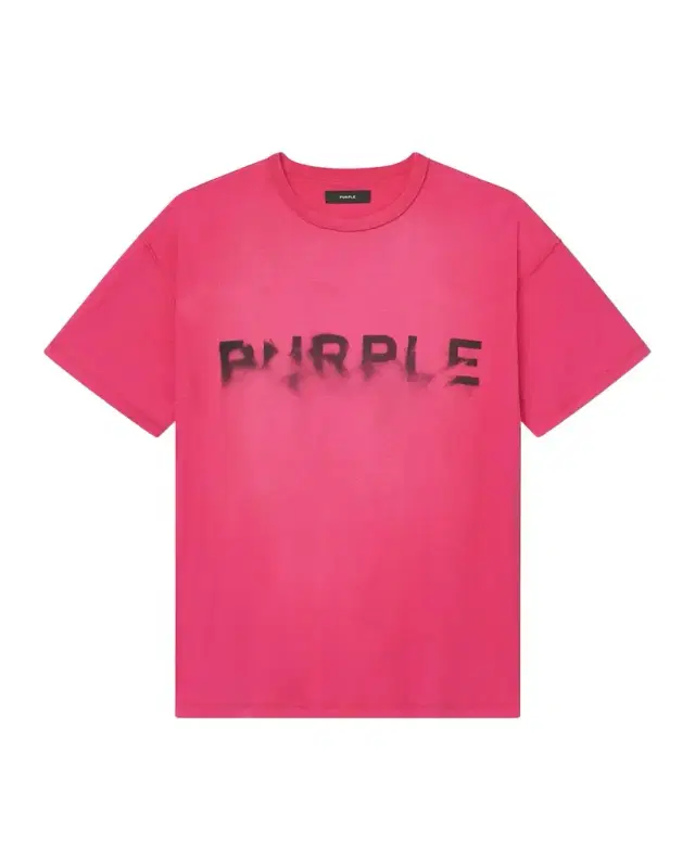 PURPLE Men's Textured Logo T-Shirt