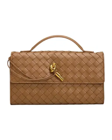 Bottega Veneta Andiamo Leather Clutch | Thumbnail 1