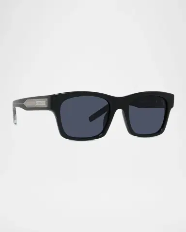 Givenchy Men's Day Acetate-Nylon Rectangular Sunglasses | Thumbnail 3 Givenchy Men's Day Acetate-Nylon Rectangular Sunglasses | Thumbnail 3