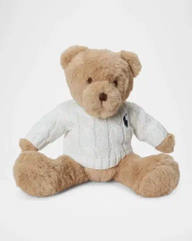 Ralph Lauren Small Cable-Sweater Polo Bear | Thumbnail 2