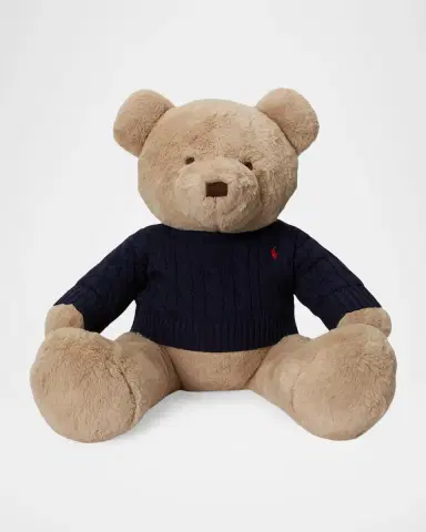 Ralph Lauren Large Cable-Sweater Polo Bear | Thumbnail 2