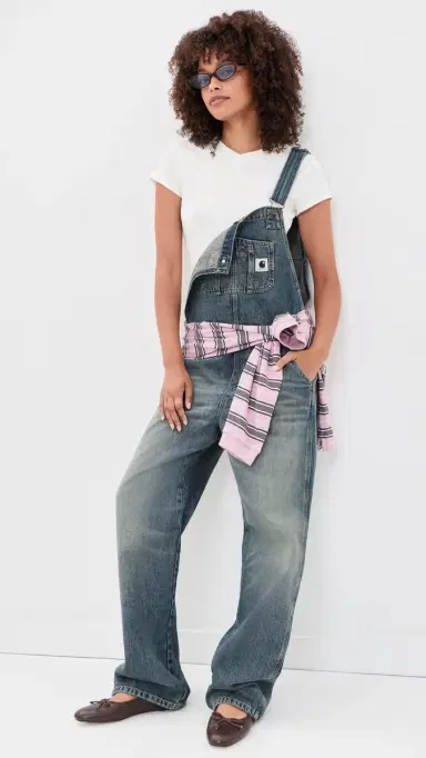 Carhartt WIP Straight Leg Bib Overalls | Thumbnail 5 Carhartt WIP Straight Leg Bib Overalls | Thumbnail 5