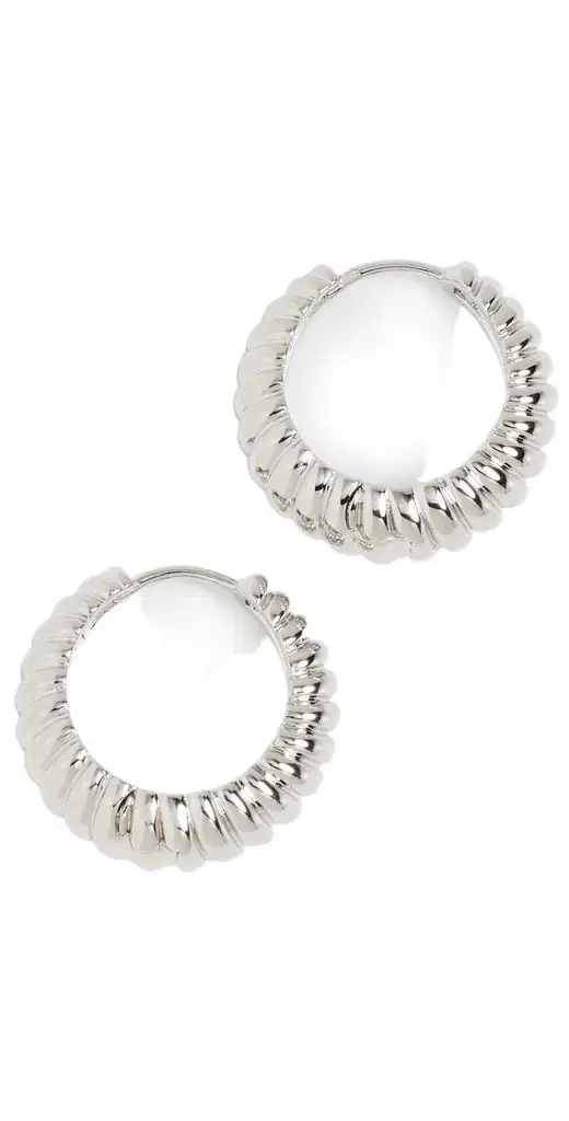 Luv AJ The Ridged Marbella Hoops