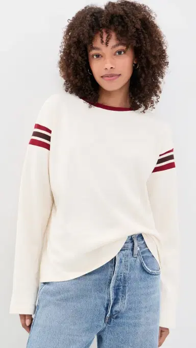 Faherty Sport Jersey Throwback Tee | Thumbnail 2 Faherty Sport Jersey Throwback Tee | Thumbnail 2