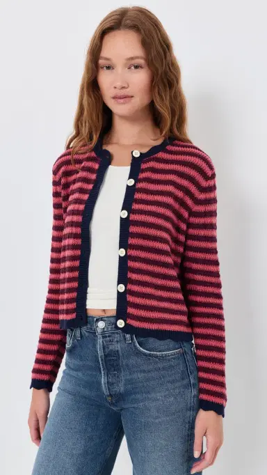 Birds of Paradis Vento Striped Cardigan | Thumbnail 3 Birds of Paradis Vento Striped Cardigan | Thumbnail 3