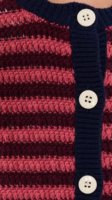 Birds of Paradis Vento Striped Cardigan | Thumbnail 6 Birds of Paradis Vento Striped Cardigan | Thumbnail 6