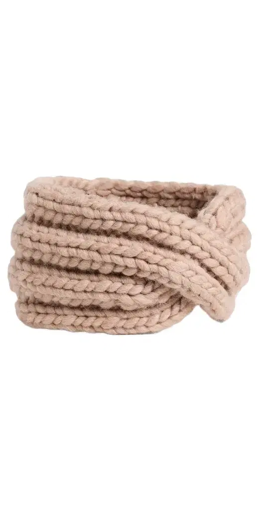 Faherty Chunky Hand Knit Wool Headband