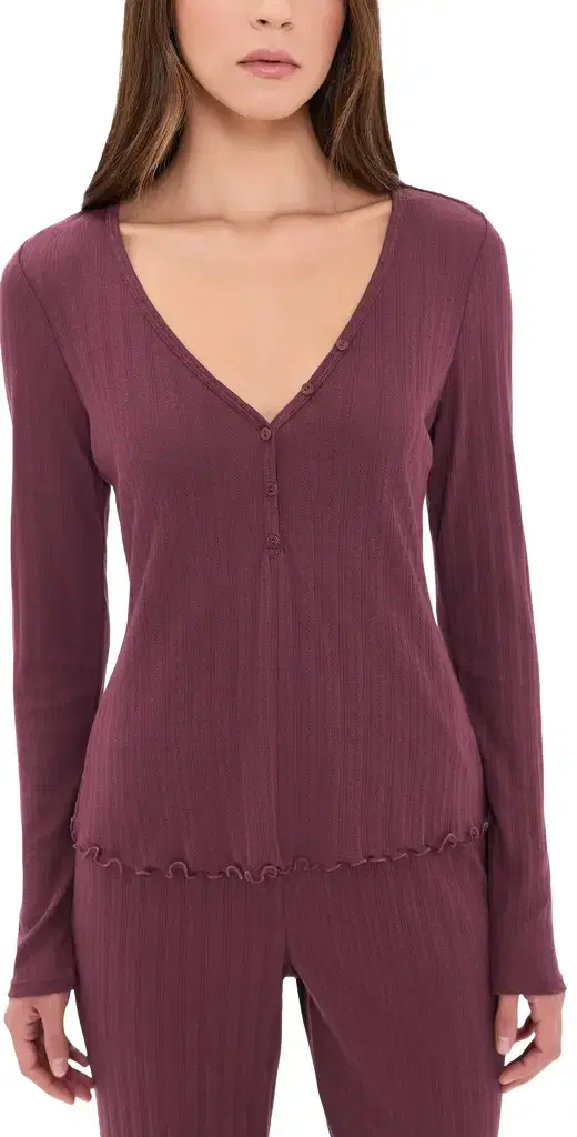 Eberjey Pointelle Henley