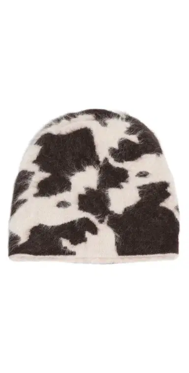 Guest In Residence Grizzly Cowhide Beanie | Thumbnail 1