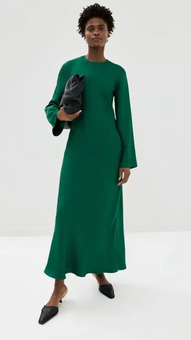 RÓHE Minimal Wide Sleeved Silk Dress | Thumbnail 5 RÓHE Minimal Wide Sleeved Silk Dress | Thumbnail 5