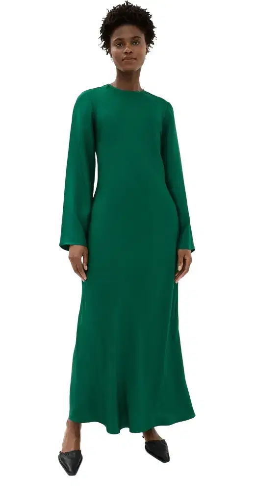 RÓHE Minimal Wide Sleeved Silk Dress
