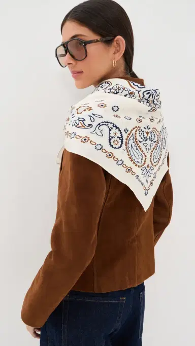 Madewell Medium Silk Bandana | Thumbnail 3