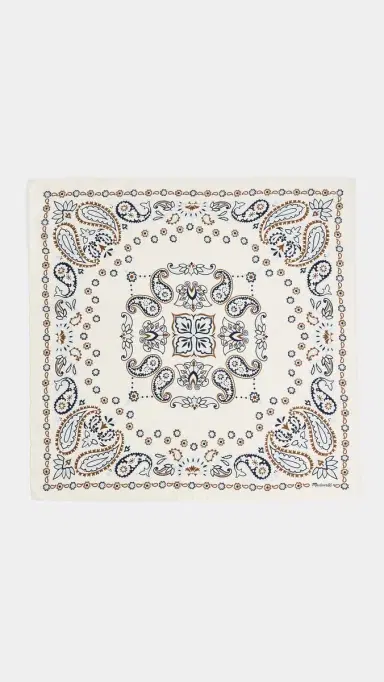 Madewell Medium Silk Bandana | Thumbnail 6