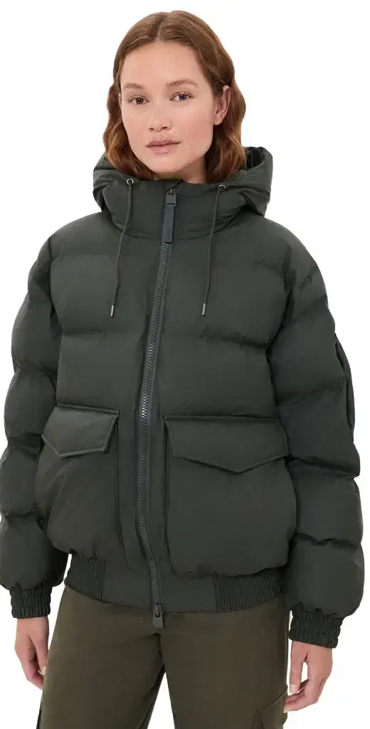Rains Alta Bomber Puffer Jacket