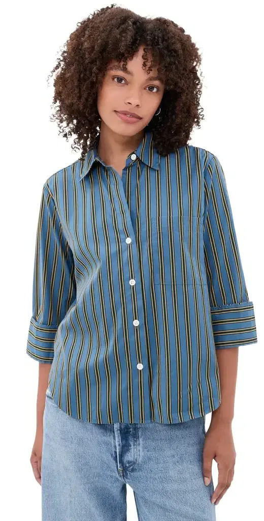 Madewell The Signature Stripe Button Down Shirt
