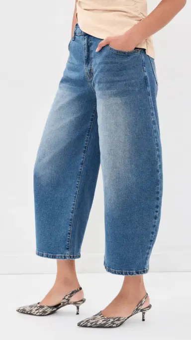 LIONESS Horseshoe Cropped Jeans | Thumbnail 4