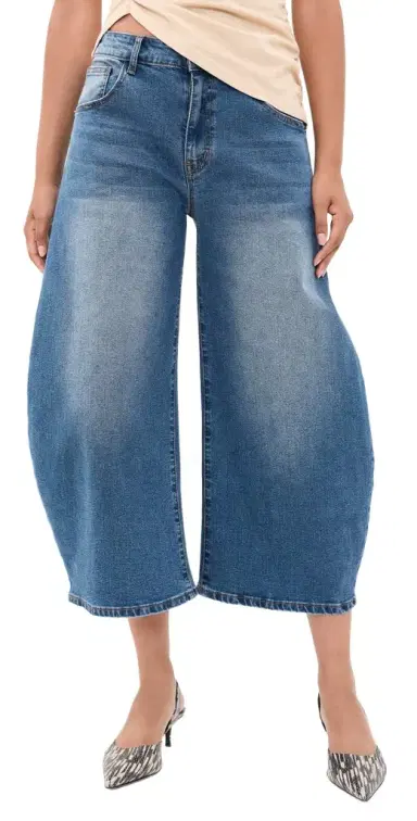 LIONESS Horseshoe Cropped Jeans | Thumbnail 1