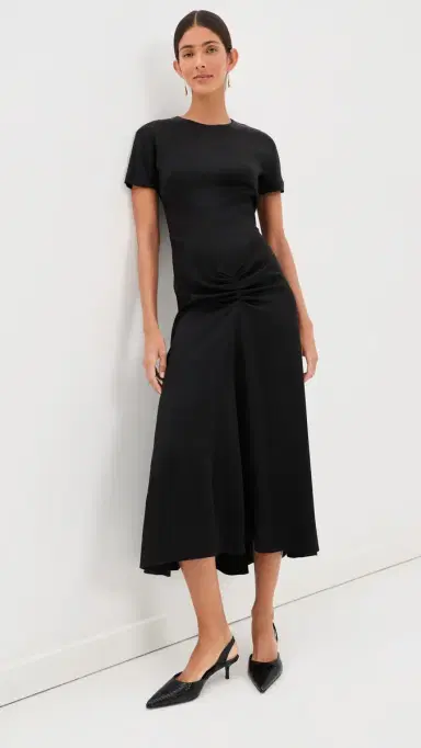 Victoria Beckham Blaire Midi Dress | Thumbnail 2 Victoria Beckham Blaire Midi Dress | Thumbnail 2