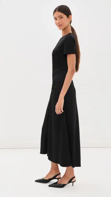 Victoria Beckham Blaire Midi Dress | Thumbnail 4 Victoria Beckham Blaire Midi Dress | Thumbnail 4