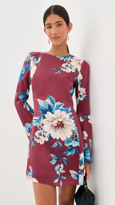 LEO LIN Suzanne Bell Sleeve Mini Dress | Thumbnail 2
