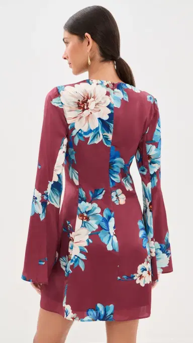LEO LIN Suzanne Bell Sleeve Mini Dress | Thumbnail 3