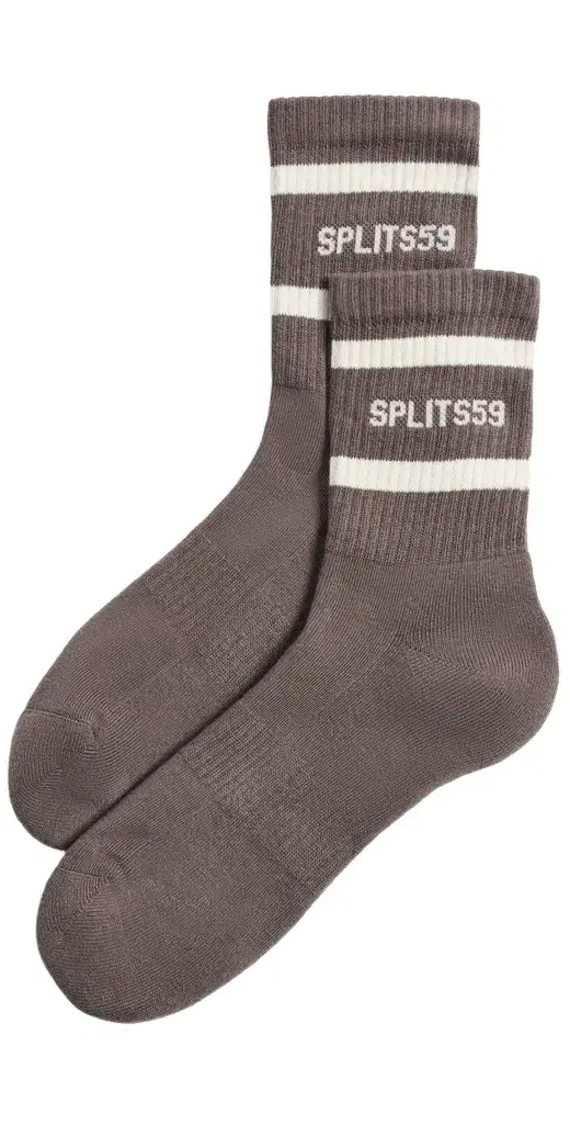 Splits59 Logo Stripe Quarter Socks