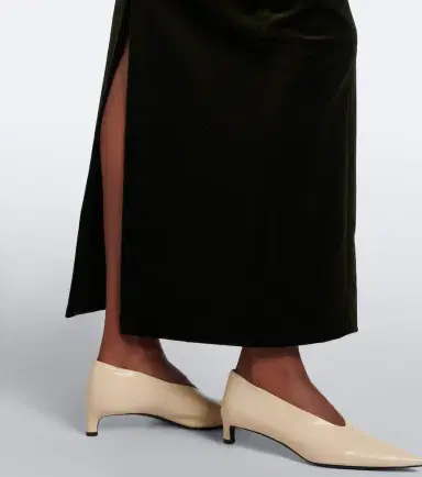 Jil Sander Cotton velvet maxi skirt | Thumbnail 5
