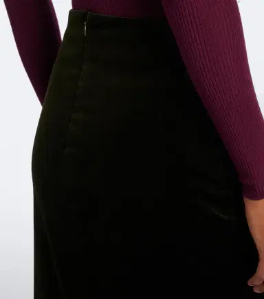 Jil Sander Cotton velvet maxi skirt | Thumbnail 6