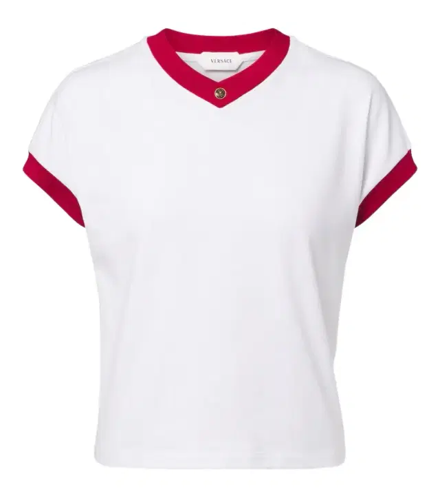 Medusa cotton-blend jersey T-shirt