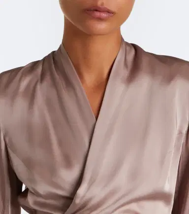 Rick Owens Laura draped satin top | Thumbnail 3