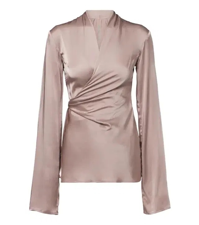 Rick Owens Laura draped satin top