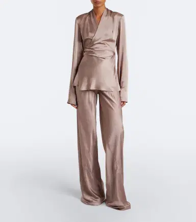 Rick Owens Bias satin wide-leg pants | Thumbnail 5 Rick Owens Bias satin wide-leg pants | Thumbnail 5