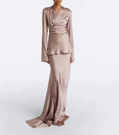 Rick Owens Coda satin maxi skirt | Thumbnail 5 Rick Owens Coda satin maxi skirt | Thumbnail 5