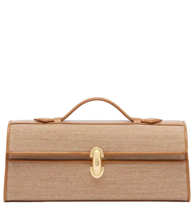 Savette Symmetry Slim Medium canvas top-handle bag
