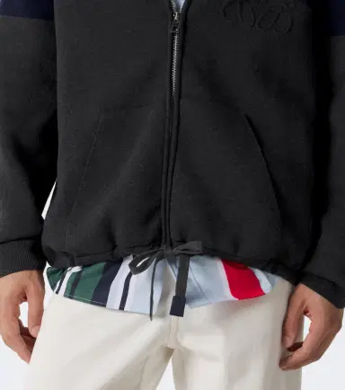 Loewe Anagram cotton-blend zip-up cardigan | Thumbnail 2