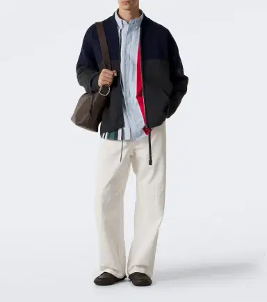 Loewe Anagram cotton-blend zip-up cardigan | Thumbnail 3