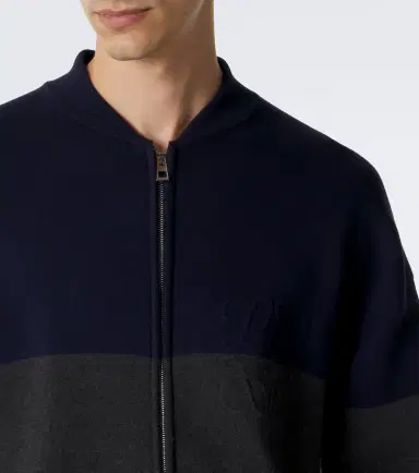Loewe Anagram cotton-blend zip-up cardigan | Thumbnail 6