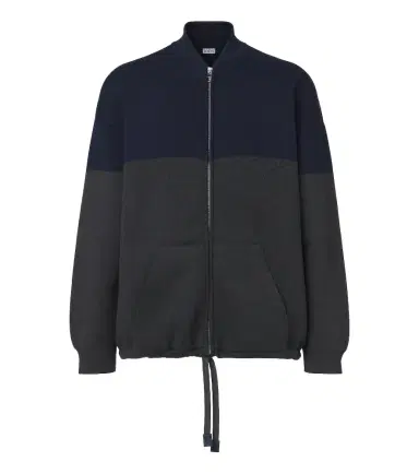 Loewe Anagram cotton-blend zip-up cardigan | Thumbnail 1