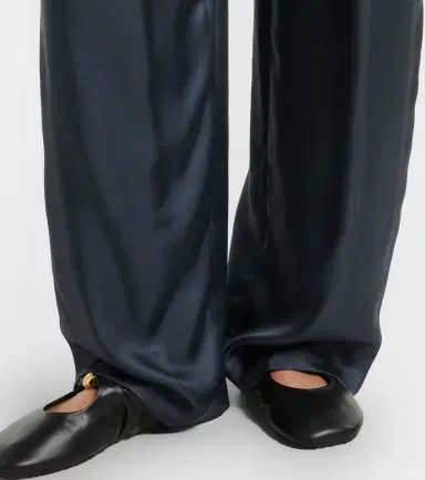 Loewe Logo silk wide-leg pants | Thumbnail 5 Loewe Logo silk wide-leg pants | Thumbnail 5